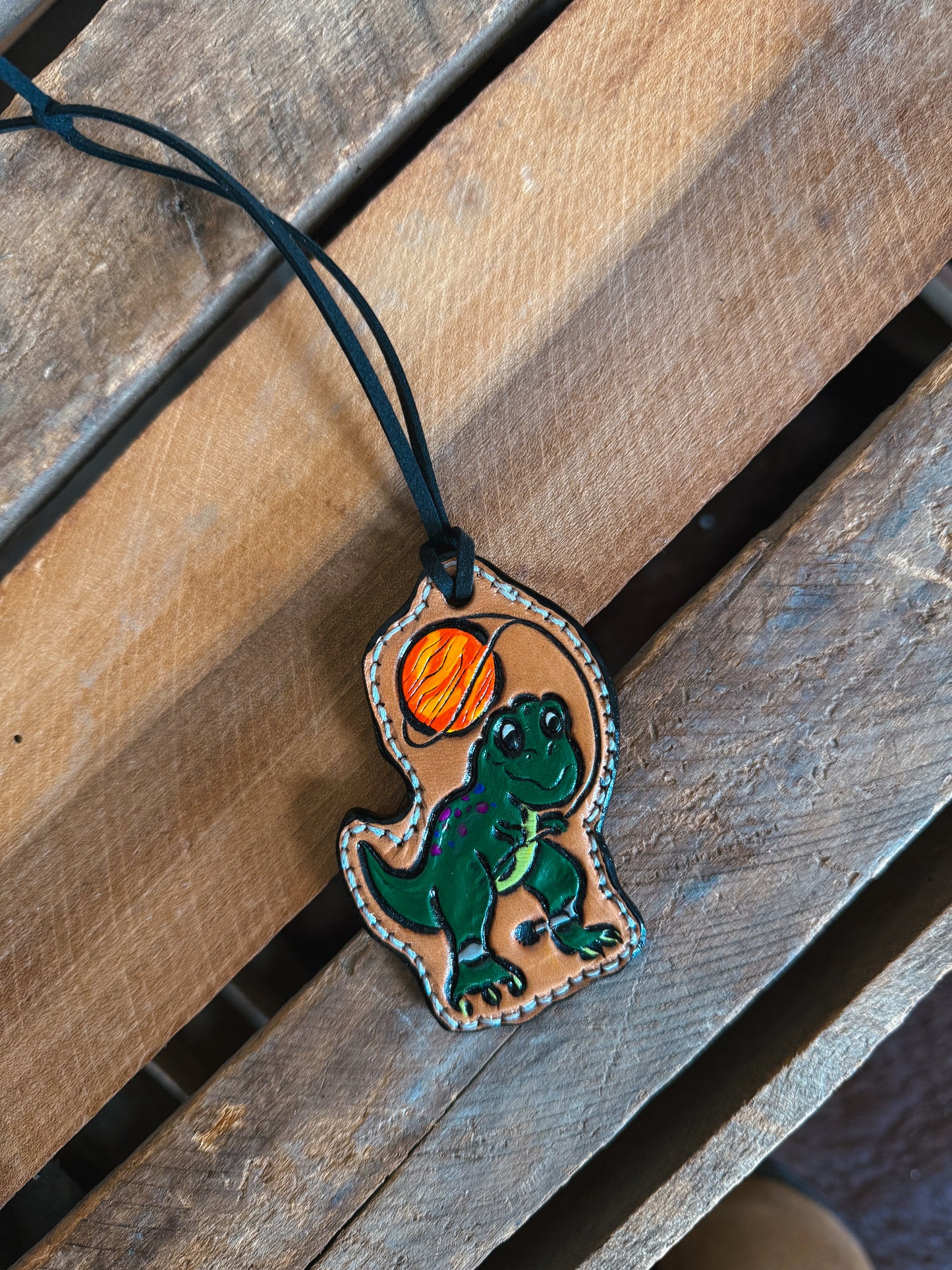 Dino Roper Purse Charm (Ready to Ship)