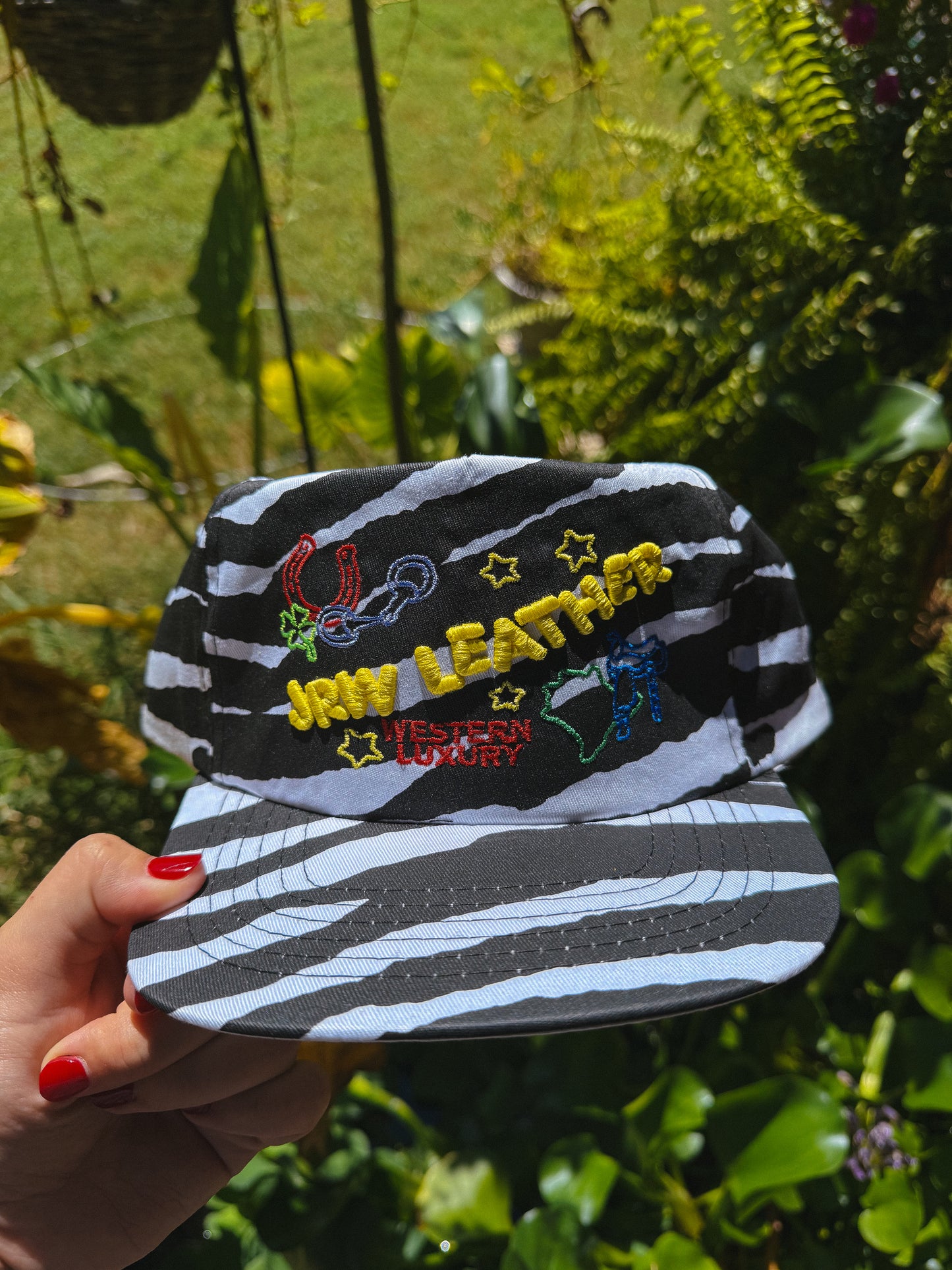 Vintage Style Zebra Trucker Hat