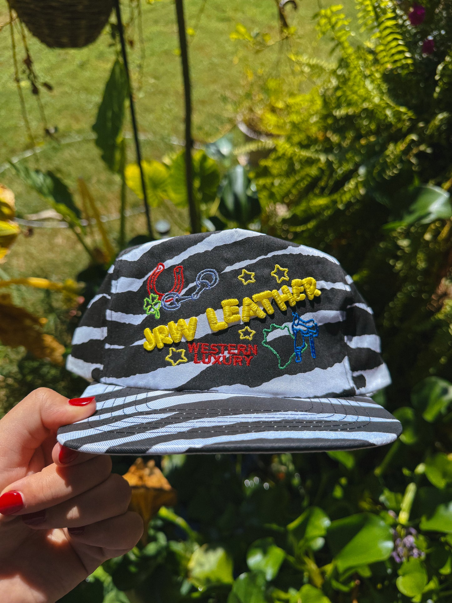 Vintage Style Zebra Trucker Hat