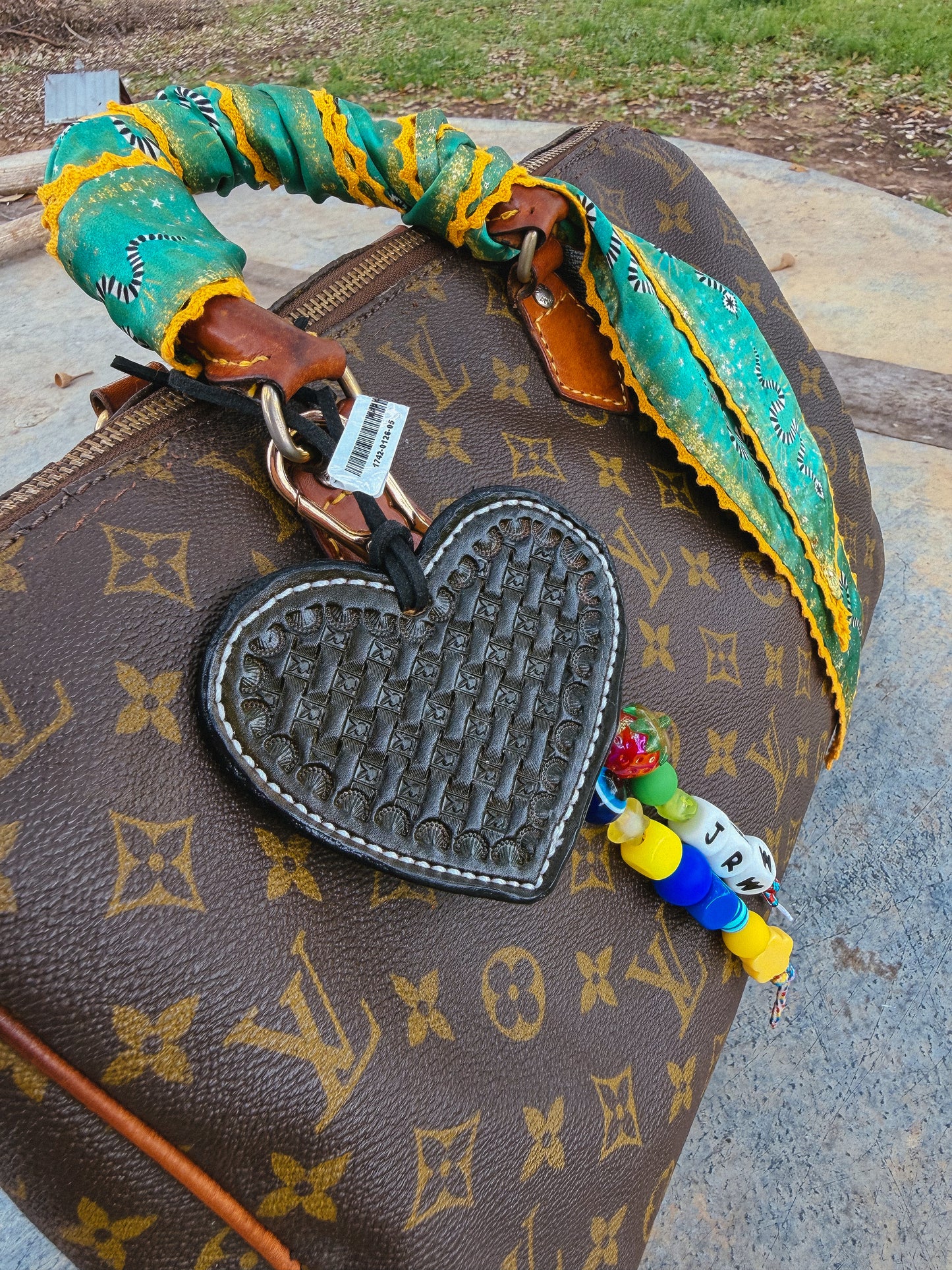 Olive Green Bunny Purse Charm (Ready to Ship)