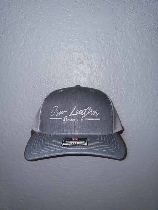 Grey and White Logo Richardson Hat