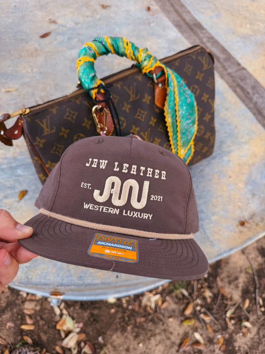 Mocha Brand Logo Richardson Hat