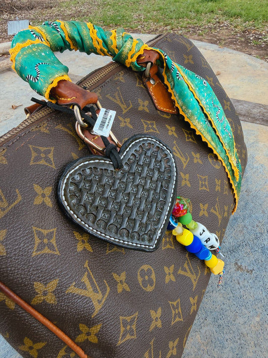 Olive Green Bunny Purse Charm (Ready to Ship)