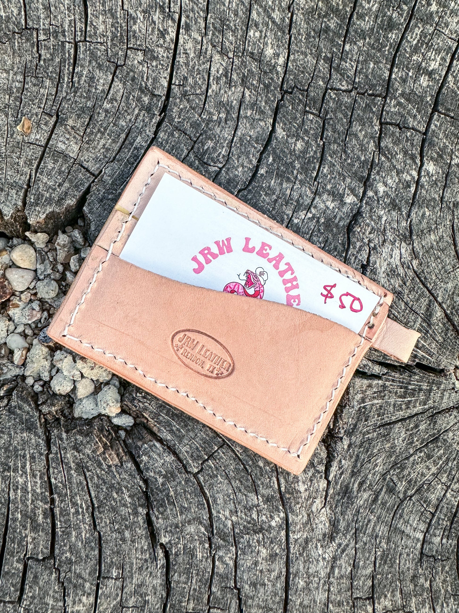 Cactus Card Wallet - LuckySevenleather